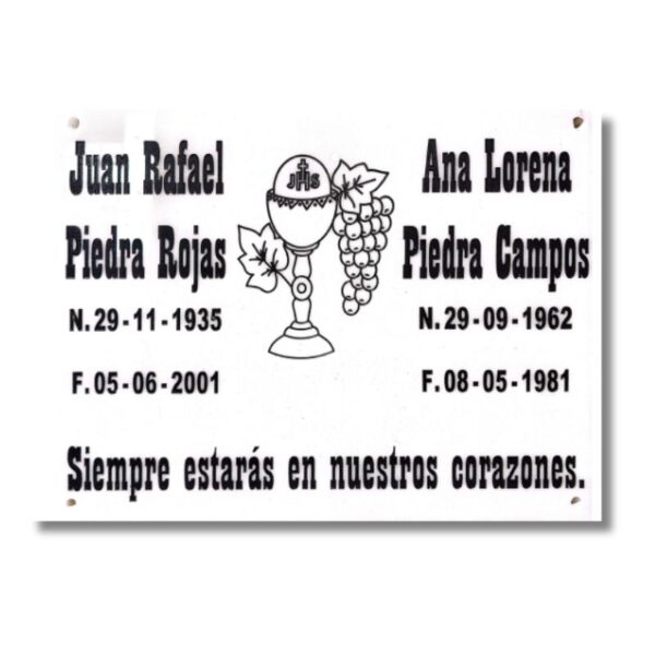 Placa mármol grande